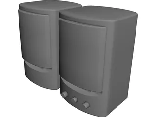 Speakers 3D Model preview