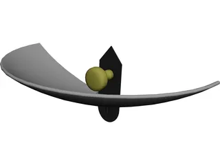 Lamp Wall 3D Model preview