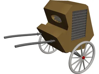Fiacre 3D Model preview