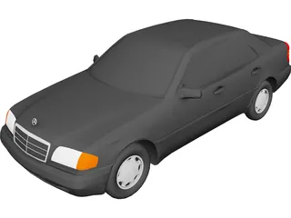 Mercedes-Benz 280 C (1994) 3D Model preview