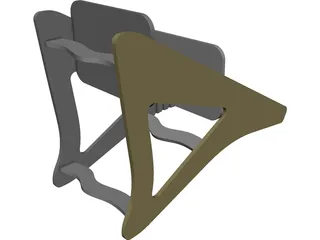 Kids Chair 3D Model preview