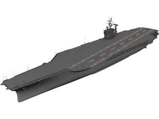CVN-68 Nimitz 3D Model preview