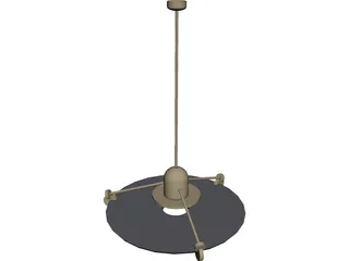 Lamp Ceiling 3D Model preview
