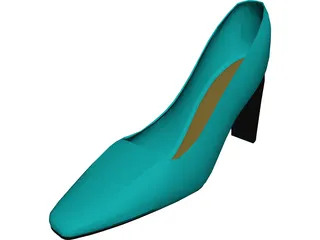 Shoe High Heel 3D Model preview