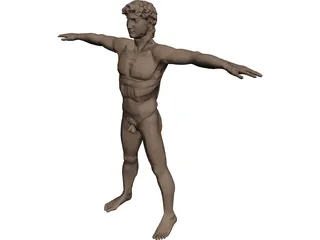 Man David 3D Model preview