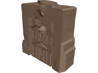 Petra Tomb 3D Model preview