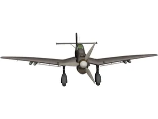 Junkers 87B Stuka 3D Model preview