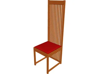 Chair Side 3D Model preview