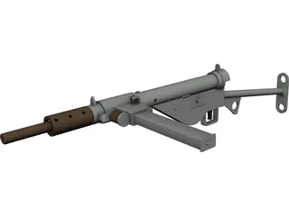 Sten Mk II 3D Model preview
