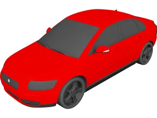 Volvo S40 3D Model preview