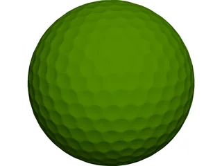 Golf Ball 3D Model preview