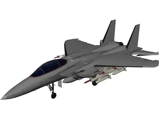 F-15E 3D Model preview
