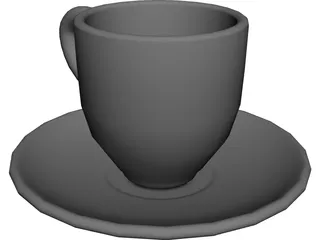 Cup Coffee 3D Model preview