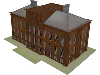 Old House 3D Model preview