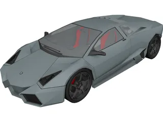 Lamborghini Reventon 3D Model preview