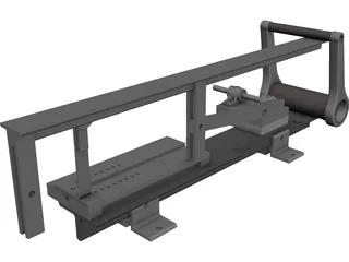 Power Hacksaw 3D Model preview