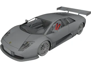 Lamborghini Murcielago R GT 3D Model preview