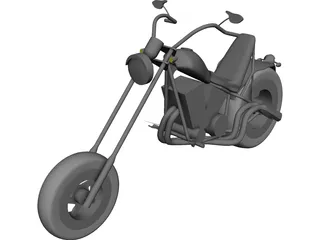 Chopper 3D Model preview