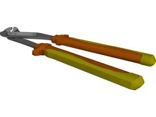 Engineers Multigrip Pliers 3D Model preview