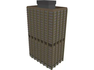 Oxford Street Office Building 3D Model preview