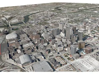 Indianapolis City 3D Model preview