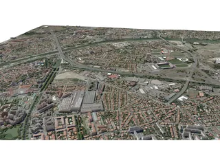 Toulouse City (France) [Part 1/4] 3D Model preview