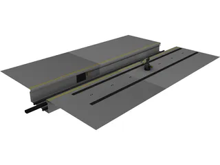 XB687 Industrial Welding Robot 3D Model preview