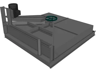 Remote Cooling System 3D Model preview