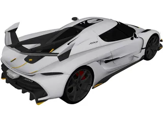 Koenigsegg Jesko (2021) 3D Model preview
