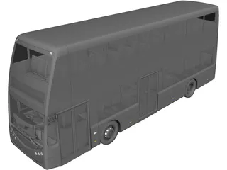 Optare MetroDecker (2014) 3D Model preview