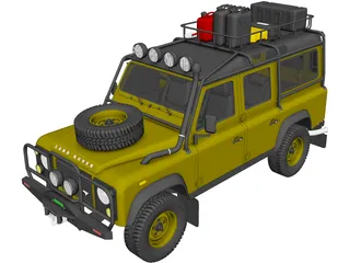 Land Rover Expedition (2012) 3D Model preview
