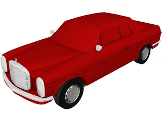 Mercedes-Benz 230 [W114] (1968) 3D Model preview