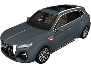 Hongqi HS5 (2024) 3D Model preview