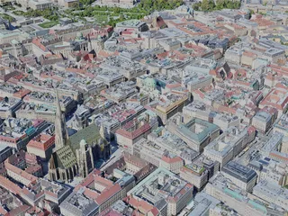 Vienna City, Austria (2023) 3D Model preview