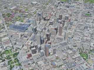 Denver City, CO, USA (2023) 3D Model preview