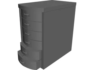 Cabinet 3D Model preview