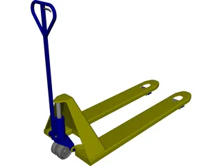 Pallet Truck 3D Model preview