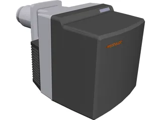 Weishaupt Brenner WL40 Gas 3D Model preview