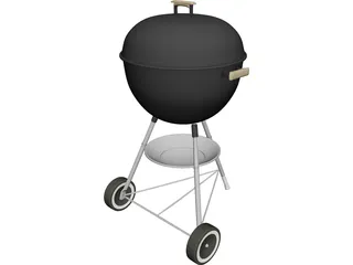 Grill Webber 3D Model preview