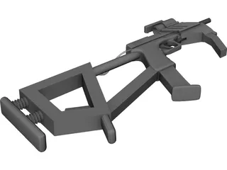 Glock AM4 3D Model preview