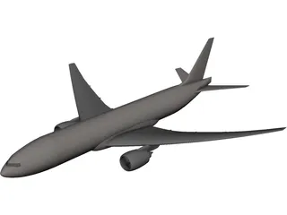 Boeing 777 3D Model preview