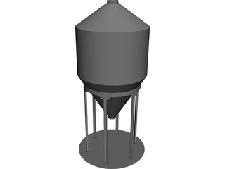 Grain Bin 12` 3D Model preview