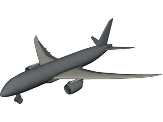 Boeing 787 3D Model preview
