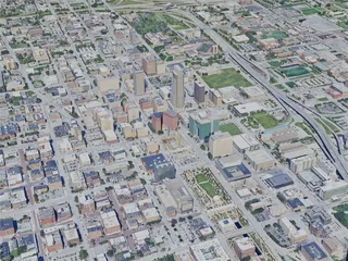 Omaha City, USA (2023) 3D Model preview