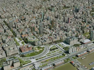 Buenos Aires City, Argentina (2021) 3D Model preview