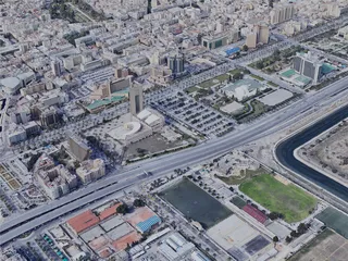 Tunis City, Tunisia (2023) 3D Model preview