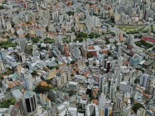 Sao Paulo City, Brazil (2022) 3D Model preview