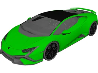 Lamborghini Huracan Tecnica (2023) 3D Model preview