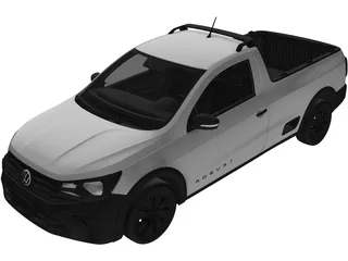 Volkswagen Saveiro Robust (2025) 3D Model preview