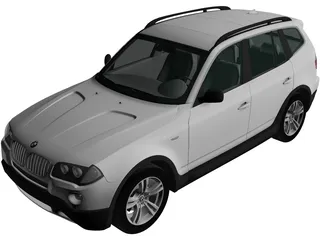 BMW X3 [E83] (2003) 3D Model preview